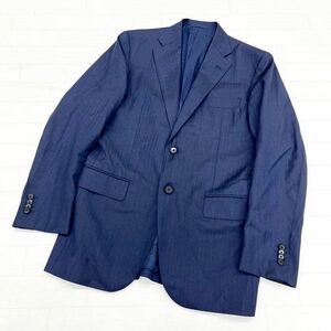 1215* SHIPS Ships tops tailored jacket single 2 button long sleeve casual plain navy men's 48