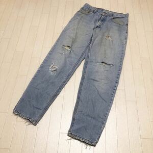 和74★ USA製 Levi's 560 511M リーバイス デニムパンツ ジーンズ ダメージデニム 31 L32 メンズ ブルー