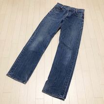 和74★ USA製 Levi's 701-0117 546刻印 リーバイス デニムパンツ ジーンズ ボタンフライ 29 L34 メンズ ブルー_画像1