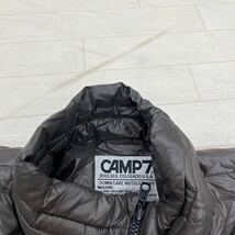 1215◎ CAMP7 キャンプセブン トップス ダウン ジャケット アウター 長袖 フルジップ カジュアル ブラウン メンズL_画像3