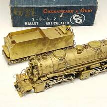 HO Brass PFM - United C&O - Chesapeake & Ohio H-6 2-6-6-2 鉄道模型 真鍮_画像1