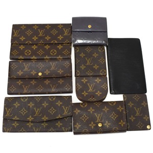 1円 ◎LOUIS VUITTON ルイヴィトン 長財布 二つ折財布 L字ファスナー カードケース 眼鏡ケース 9点 まとめ売り◆E.Cii.Gt-03