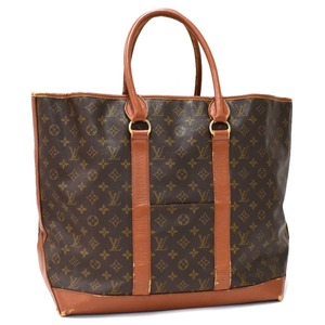 1円◆定価10万 LOUIS VUITTON ルイヴィトン トートバッグ サックウィークエンドGM M42420 モノグラム◆E.Csom.oR-27