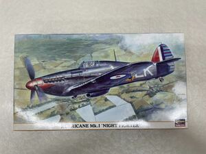 【未組立】ハセガワ 1/48 HURRICANE Mk.I NIGHT FIGHTER イギリス空軍 ハリケーン Mk.I 夜間戦闘機 09494 プラモデル