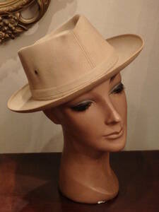  Франция Vintage 40's шляпы для сафари / милитари 50's охота Work Europe б/у одежда retro шляпа ΓOT