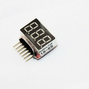 【新品】 リポバッテリー 電圧チェッカー インジケータ 1～6セル Lipo　