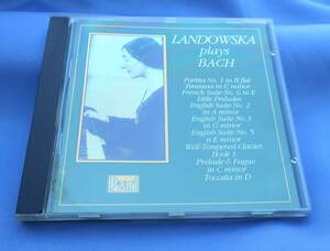 【CD輸入盤】Pearl /GEMM CD 9489 /LANDOWSKA plays BACH /Harpsichord Clavecin(チェンバロ）