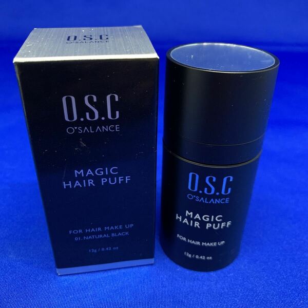 K73 O'SALANCE MAGIC HAIR PUFF 01 ナチュラルブラック　OSC ヘアパフ　12g