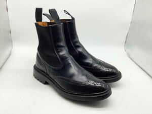 【美品】Tricker’s トリッカーズ ★英国製 HENRY ヘンリー サイドゴアブーツ UK7 ★