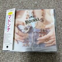 Madonna CD ライク・ア・プレイヤー 初回 香り付きジャケ ステッカー 帯付き 良品_画像1