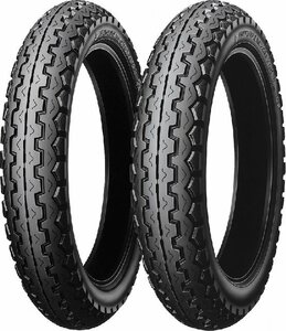 ☆フルセット 室内保管 DUNLOP TT100GP 100/90-19 WT & 130/80-18 WT KAWASAKI W650 W800　などに　 チューブ リムバンド付