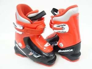 中古 子ども用 21/22 NORDICA SPEEDMACHINE J1 ジュニア14-15.5cm/ソール長195mm スキーブーツ ノルディカ スピードマシーン