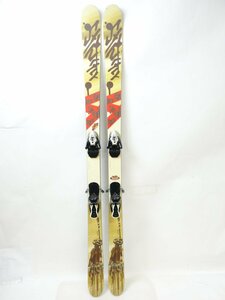 中古 フリースタイル 2009年頃 STRICTLY AROA 167cm SALOMON ビンディング付き スキー ストリクリー アロア サロモン