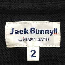 【超美品】ジャックバニー 半袖ポロシャツ ネイビー ドラえもん 胸ポケット レディース 2(L) ゴルフウェア Jack Bunny_画像5