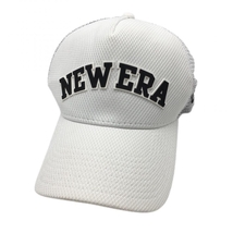 ニューエラ キャップ 白×黒 メッシュ ゴルフウェア New Era_画像1