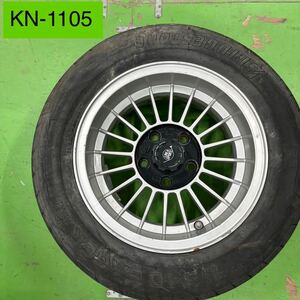 KN-1105 激安 クルマパーツ LINEA SPORT リネアスポーツ 7-JJ×14 205/60R14 14インチ 現状品