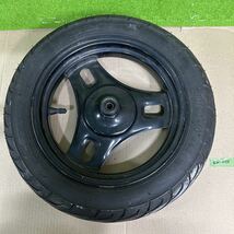 KN-1155 激安 バイクパーツ SUZUKI チョイノリ ホイール J 10×2.15 DOT 715T タイヤ IRC 80 90-10 44J 10インチ 現状品_画像5