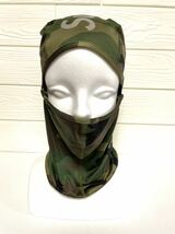 絶版品 ☆ Supreme 16AW 3M Reflective Logo Balaclava バラクラバ 目出し帽 シュプリーム フェイスマスク 迷彩 CAMO_画像1