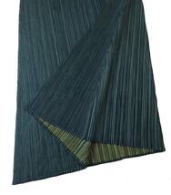 PLEATS PLEASE ISSEY MIYAKE プリーツプリーズ イッセイミヤケ セットアップ ノースリーブトップス ブラウス スカート グリーン 3 (ma)_画像6