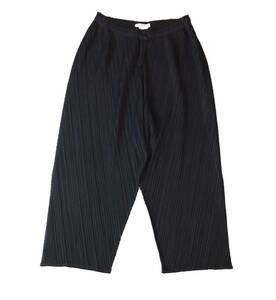 PLEATS PLEASE ISSEY MIYAKE プリーツプリーズ イッセイミヤケ デザインパンツ ブラック 黒 サルエル 2 (ma)