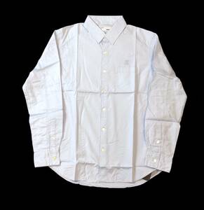 未使用 NEIGHBORHOOD ネイバーフッド CLASSIC WHITE C-SHIRT 長袖シャツ 胸刺繍 SX 水色系 S