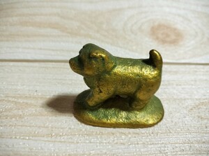 レア！犬置物！オブジェ!金属工芸!鉄製！ビンテージコレクショングッズ！犬！物4