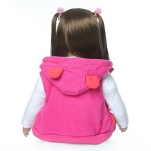 赤ちゃん 人形 リボーン ベイビー ドール 抱き人形 女の子 キリン人形と衣装付き 60CM_画像5