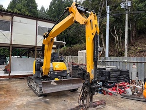 ヤンマーバックホーB6-6 油圧ショベル　ユンボ　0.2クラス　2054hr 全塗装　ハサミつき