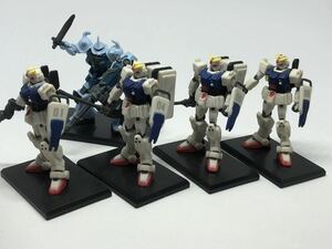 ガンダムコレクション2 陸戦型ガンダム(01小隊)(04小隊)(06小隊)(08小隊) 3 グフ・カスタム(ガトリングシールド) 5種