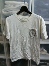 CHROME HEARTS Tシャツ 胸ポケット S ホワイト #002-000173 クロムハーツ_画像1