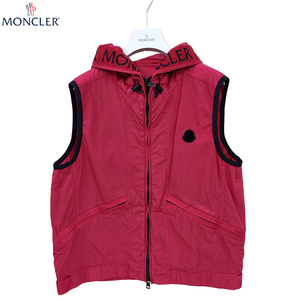 MONCLER モンクレール ベスト フーディ 1A721 60 53705 562 4（XXL） ナイロン ジレ アウター メンズ 送料無料 並行輸入品