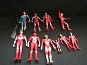 【ジャンク 送料込】10体セット　ウルトラマンフィギュア　ソフビ　◆H0331