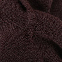 グッチ （GUCCI） ニット レースアップ カシミヤ 編み上げ 長袖 Sサイズ ブラウン ウェア（中古）_画像8