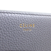 セリーヌ （CELINE） ラージジップ マルチファンクション ラウンドファスナー 長財布 10500 Kohl 旧ロゴ フィービーファイロ（美品）中古_画像4