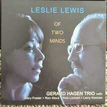  [紙ジャケット仕様]★ レスリー・ルイス / ネイチャー・ボーイ+2 ★ Leslie Lewis & Gerard Hagen Trio / OF TWO MINDS + 2_画像1