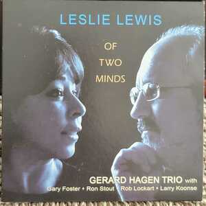  [紙ジャケット仕様]★ レスリー・ルイス / ネイチャー・ボーイ+2 ★ Leslie Lewis & Gerard Hagen Trio / OF TWO MINDS + 2