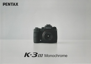 Pentax Pentax K-3Mark III/Monochrome catalog ( unused new goods )