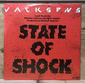 □□10-12incEP【00131】-【UK盤】JACKSONS/MICK JAGGERジャクソンズ★STATE OF SHOCK「ステイト・オブ・ショック」