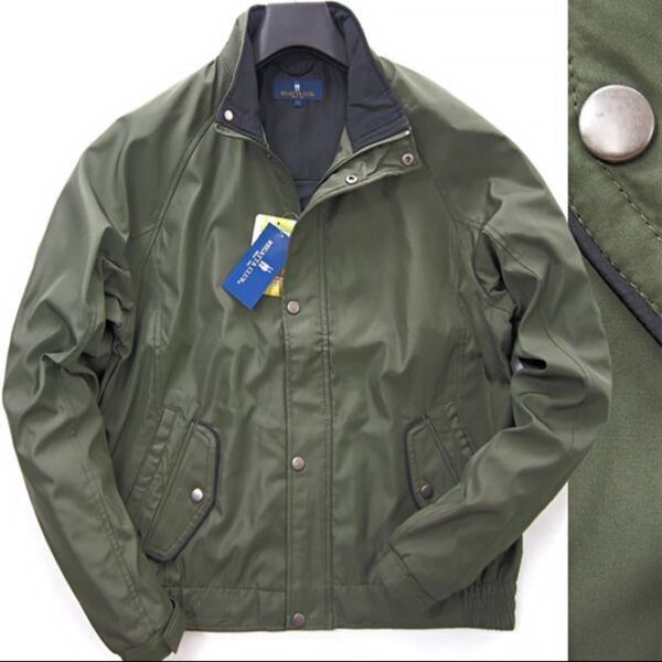 新品【REGATTA CLUB】レガッタクラブ防風ボンディングスタンドブルゾンL(グリーン)
