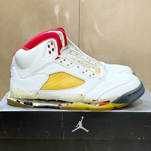 25.5cm AIR JORDAN 5 AJ5 RETRO 136027-101 エア ジョーダン 5 レトロ 1999年製 ファイヤーレッド メンズ スニーカー RN H84013