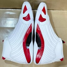 28cm AIR JORDAN 14 AJ14 RETRO 487471-100 エア ジョーダン 14 レトロ バーシティーレッド メンズ スニーカー TL H99921_画像3