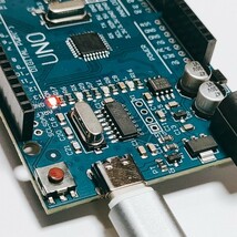 ★新品 即納 Arduino UNO R3互換 Type-C USB Atmel MEGA328P マイコン CPU MPU 電子工作_画像5