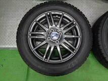 超バリ山! 185/65R15 スタッドレスタイヤ ホイール 4本 15 5.5J 100 4H 4穴 アクア フィット フリード スイフト ノート デミオ キューブ bB_画像4