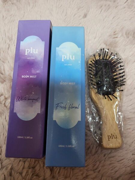 Plu　プル　ヘアボディミストセット　フレッシュフローラル　ホワイトベルガモット