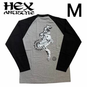 未使用 HEXANTISTYLE ヘックス ラグランT ロンT 長袖 Tシャツ 