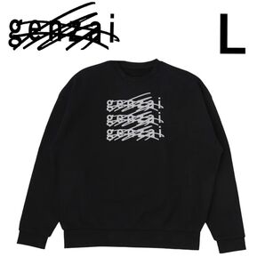 genzai logo Sweat (Black) Lサイズ ゲンザイ スウェット SWEAT コットン 黒