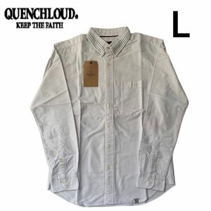 QUENCHLOUD Lサイズ クエンチラウド ボタンダウンシャツ SHIRT 長袖シャツ