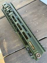 実物 GEISSELE 10. SMR FED MK4 OD GREEN FBI 11.5 LE PTW GBB VFC GHK DAS トレポン_画像3