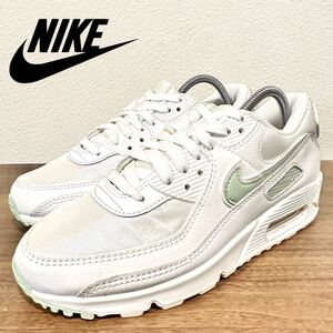 NIKE W AIR MAX 90 WHITE PISTACHIO ナイキ エア マックス 90 ホワイト レディース ローカットスニーカー カジュアル 25cm