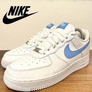 NIKE WMNS AIR FORCE 1 '07 NEXT NATURE ナイキ エア フォース ワン ホワイト ブルー レディース ローカットスニーカー 25.5cm